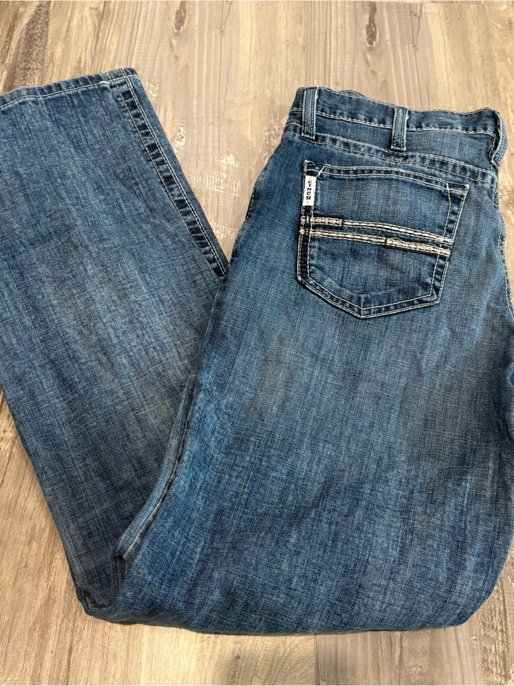 CINCH White Label Men’s 33x36 Western Blue Jeans Relaxed Straight Leg